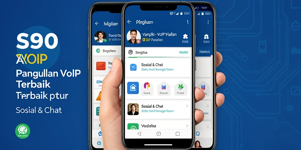 Antarmuka S80 yang intuitif untuk VoIP Panggilan.